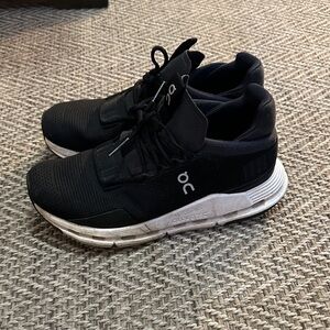 On Running Women’s Black and White Sneakers